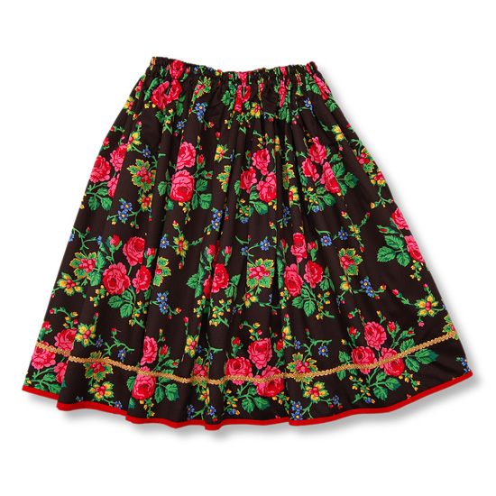Cracow black skirt (134-146)