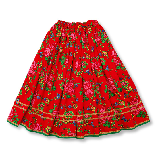 Cracow red skirt